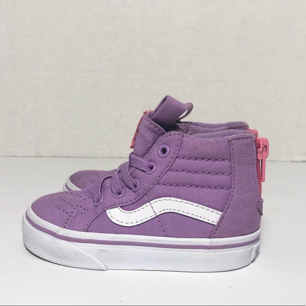 Vans Toddler Zipper Shoes Size 6 Toddler
